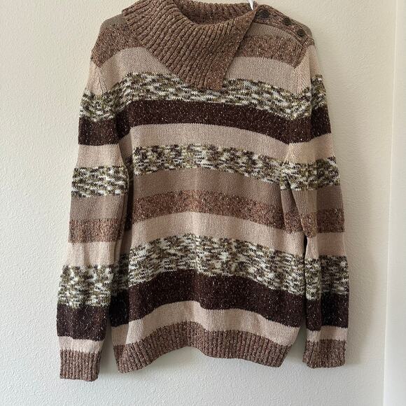 Vintage Womens Alfred Dunner Chunky Sweater Size 2X Boho Cottagecore Cabincore - Picture 1 of 10